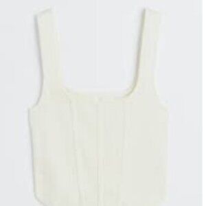 H&M Fine Knit Corset Top